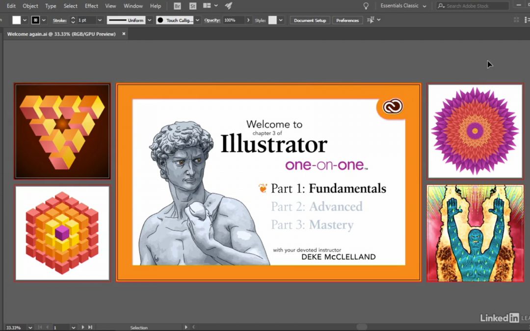 002 –  محیط برنامه و ریست کردن کامل ایلوستریتور