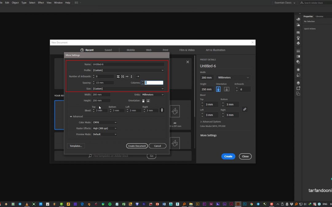 007 – تنظیمات پیشرفته ایجاد فایل