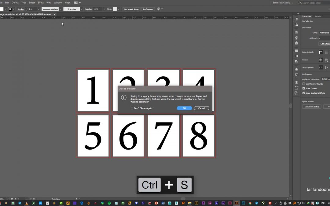 013 – آشنایی با Undo,Redo,Revert در ایلوستریتور